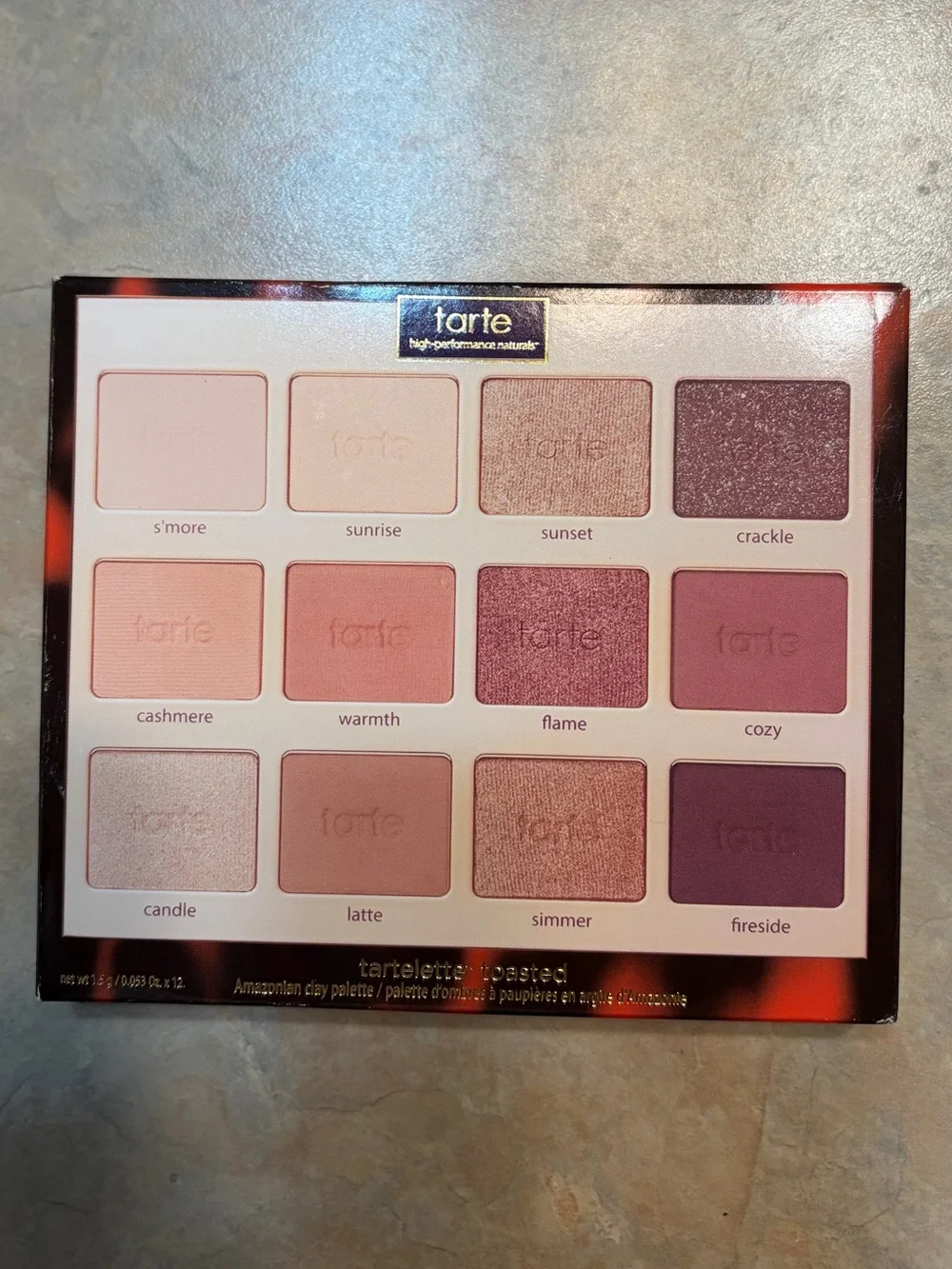 NEW Tartelette Toasted Amazonian Clay Eyeshadow Palette by Tarte